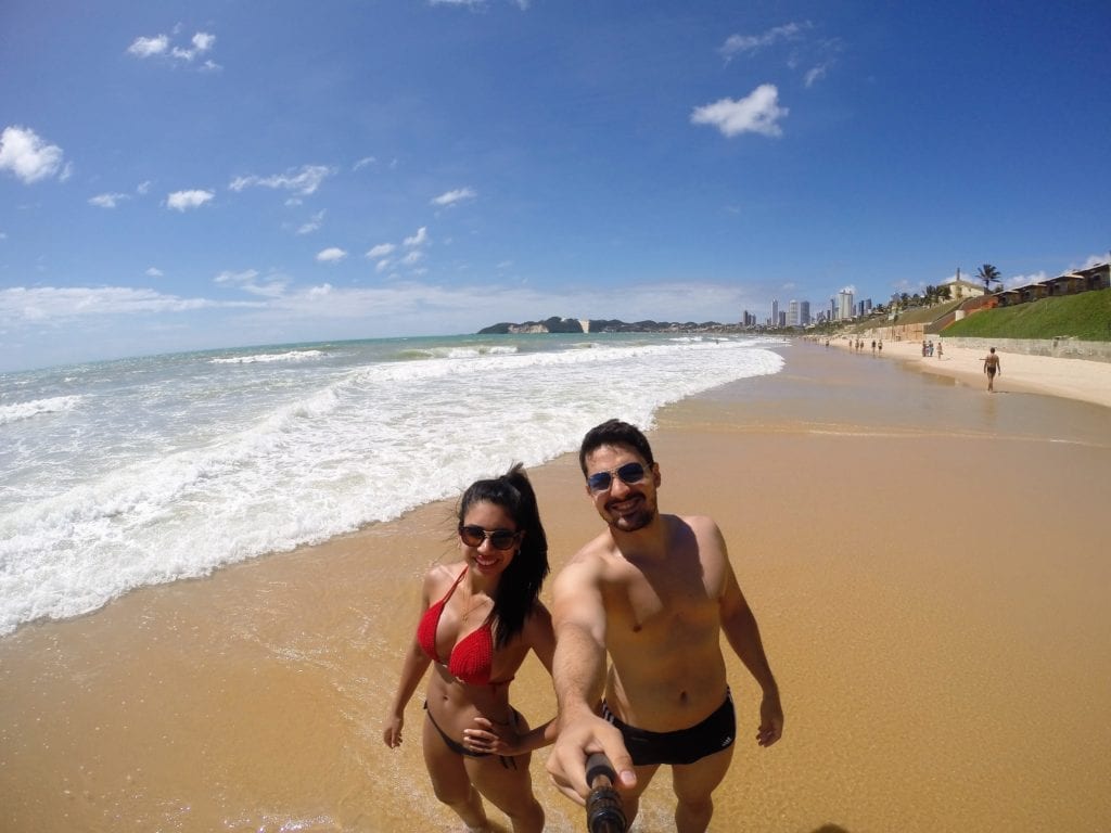 Morro do Careca ao fundo - Natal-RN