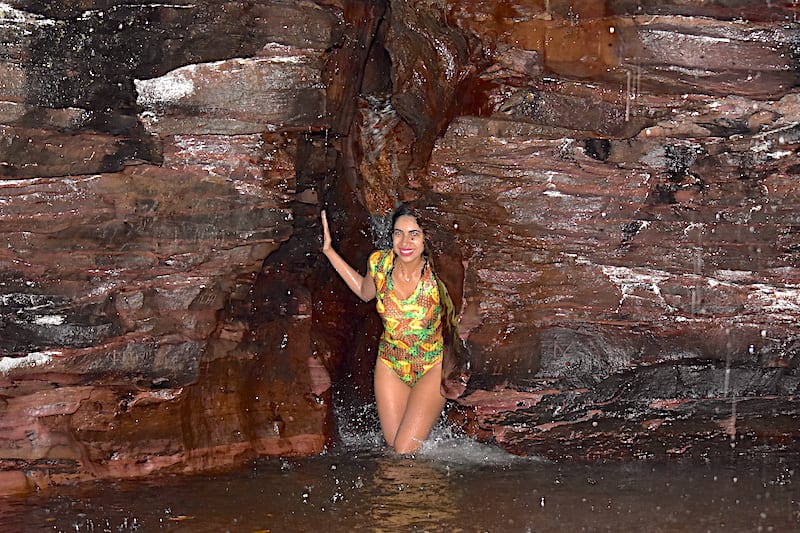 Jalapão: queda d´água de 5 metros no Cânion Sussuapara | Foto: Anna