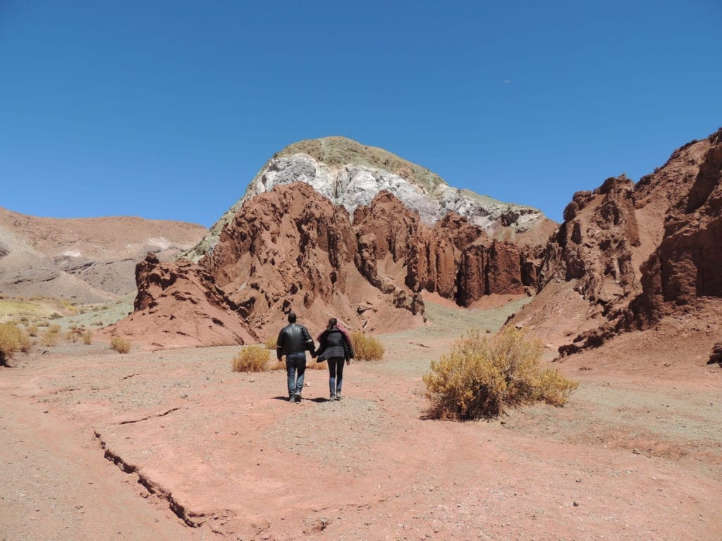 Vale do Arco-Íris - deserto do Atacama