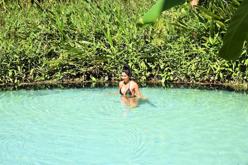 Fervedouro Buritis e sua água azul linda