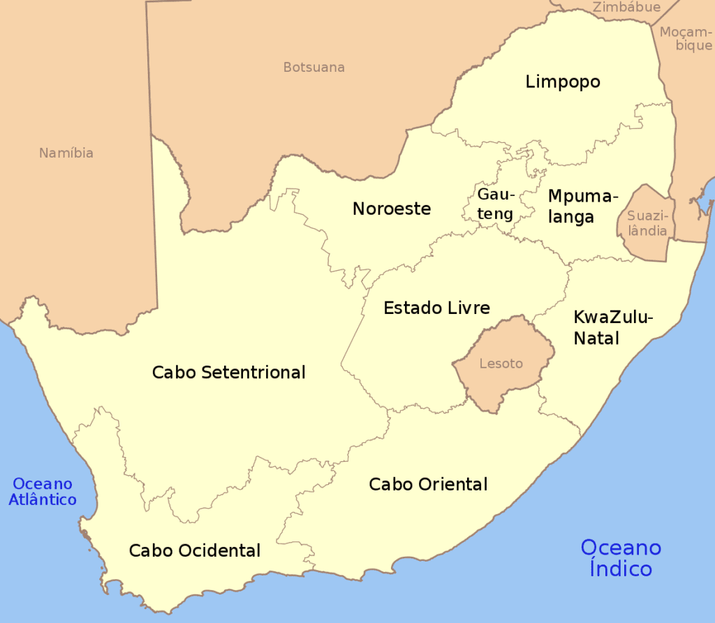 Províncias da África do Sul